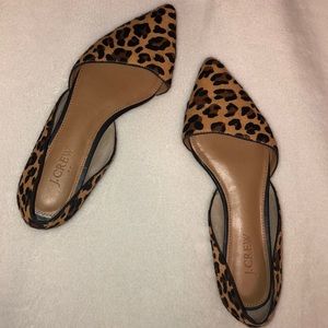 JCREW Leopard Flats